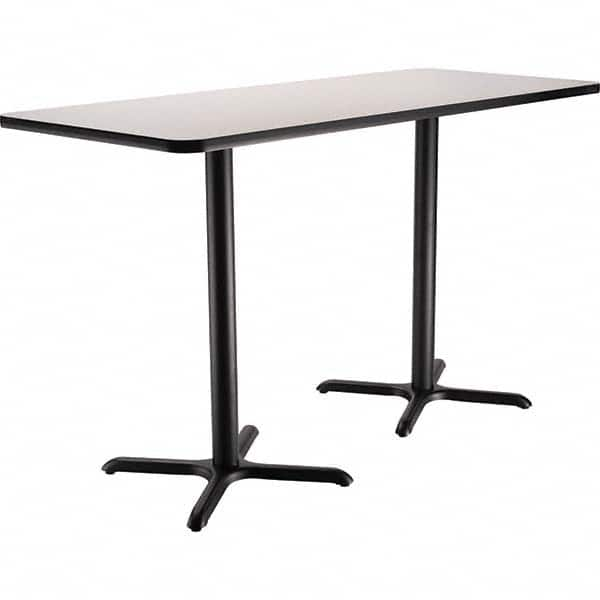 National Public Seating - Stationary Tables Type: Breakroom Material: HPL Particleboard Core w/T-Mold; Steel - Benchmark Tooling