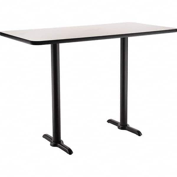 National Public Seating - Stationary Tables Type: Breakroom Material: HPL Particleboard Core w/T-Mold; Steel - Benchmark Tooling