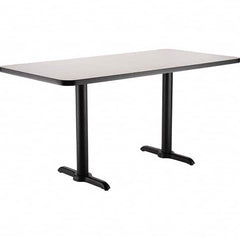 National Public Seating - Stationary Tables Type: Breakroom Material: HPL Particleboard Core w/T-Mold; Steel - Benchmark Tooling