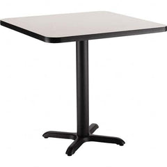 National Public Seating - Stationary Tables Type: Breakroom Material: HPL Particleboard Core w/T-Mold; Steel - Benchmark Tooling