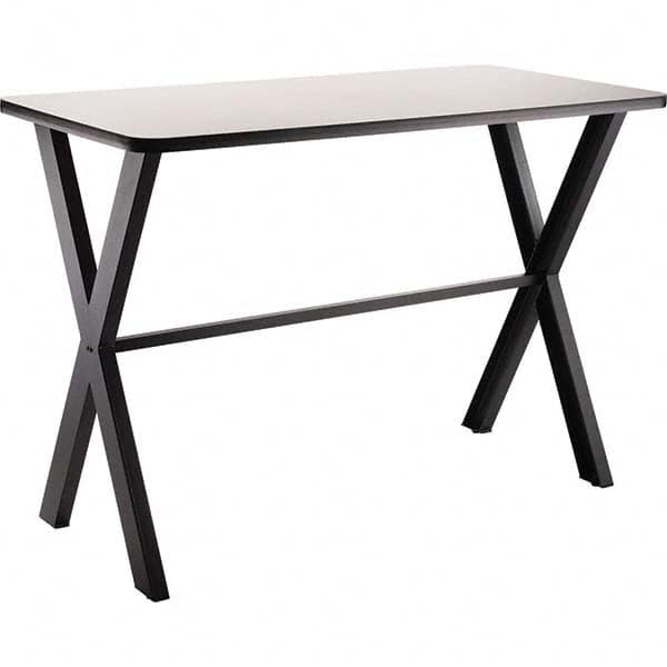 National Public Seating - Stationary Tables Type: Cafeteria Tables Material: HPL Top; MDF Core w/Protect Edge; Steel - Benchmark Tooling