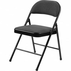 National Public Seating - Folding Chairs Pad Type: Folding Chair w/Fabric Padded Seat Material: Fabric/Steel - Benchmark Tooling