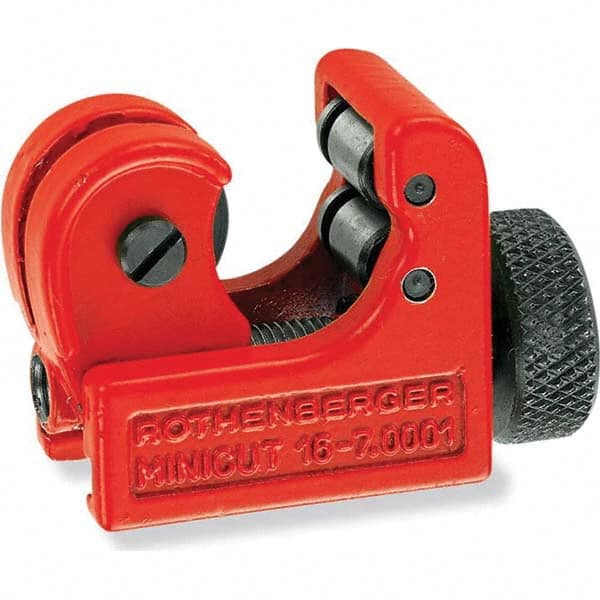 Rothenberger - Pipe & Tube Cutters Type: Mini Tube Cutter Maximum Pipe Capacity (Inch): 7/8 - Benchmark Tooling