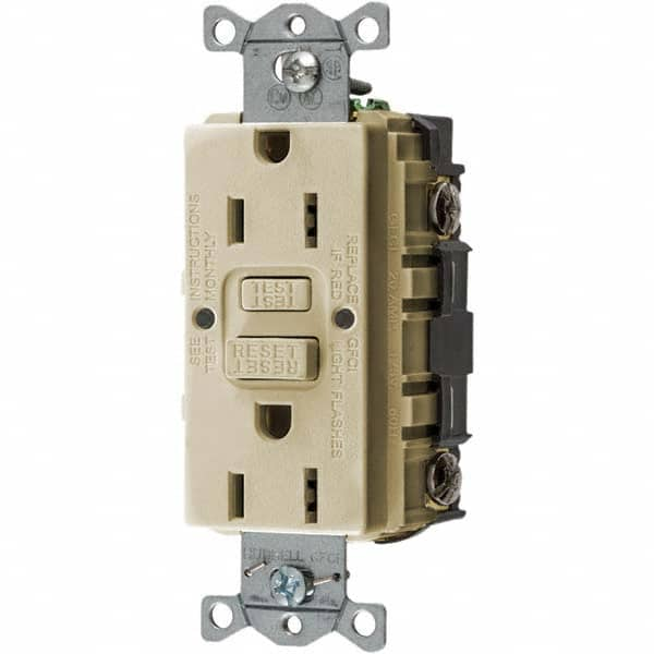 Bryant Electric - GFCI Receptacles Grade: Commercial Color: Ivory - Benchmark Tooling