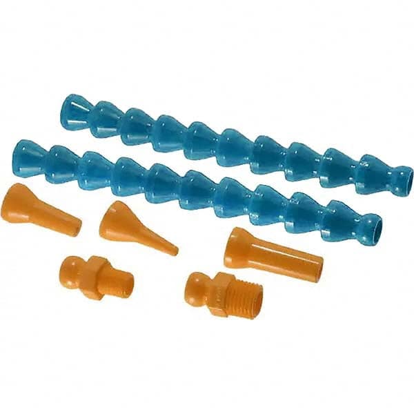 Coolant Hose & Hose Assemblies; Type: Coolant Hose Kit; Hose Length Range: 1 Ft. - 4.9 Ft.; Hose Inside Diameter (Inch): 1/4; Thread Standard: NPT; Number Of Pieces: 7; Hose Material: POM; Hose Length (Inch): 13; Number of Pieces: 7; Thread Type: NPT; For