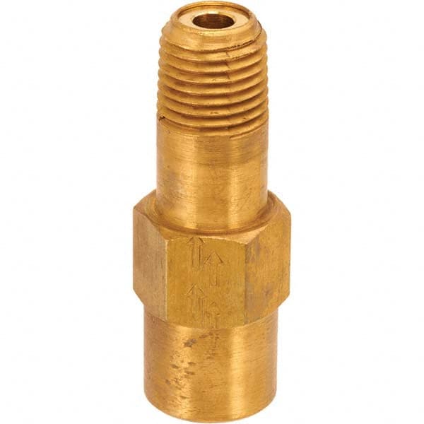 Control Devices - Check Valves Design: Check Valve Pipe Size (Inch): 1/4 x 1/4 - Benchmark Tooling
