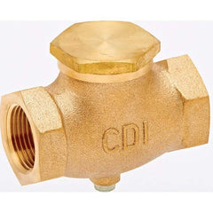 Control Devices - Check Valves Design: Check Valve Pipe Size (Inch): 1-1/4 x 1-1/4 - Benchmark Tooling