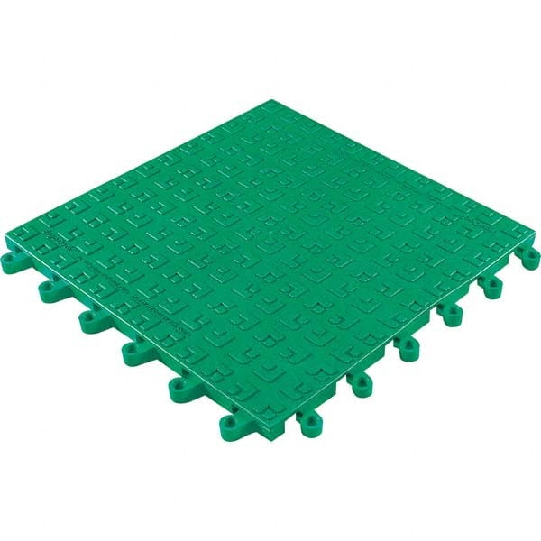 Wearwell - 1 10-Piece 18" Long x 18" Wide x 7/8" Thick, Anti-Fatigue Modular Matting System - Benchmark Tooling