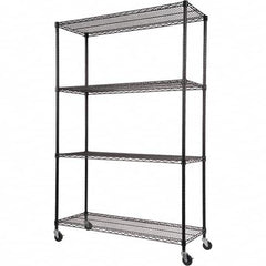 ALERA - 2,400 Lb Capacity 4 Shelf Wire Shelving - Starter Unit - Benchmark Tooling