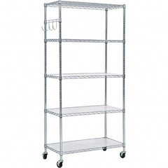 ALERA - 3,000 Lb Capacity 5 Shelf Wire Shelving - Starter Unit - Benchmark Tooling