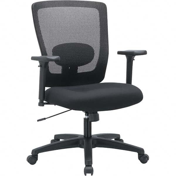 ALERA - 37 to 41-1/2" High Mid-Back Swivel/Tilt Chair - Benchmark Tooling