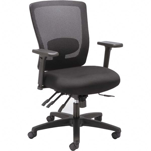 ALERA - 40 to 43-5/8" High Mid-Back Swivel/Tilt Chair - Benchmark Tooling