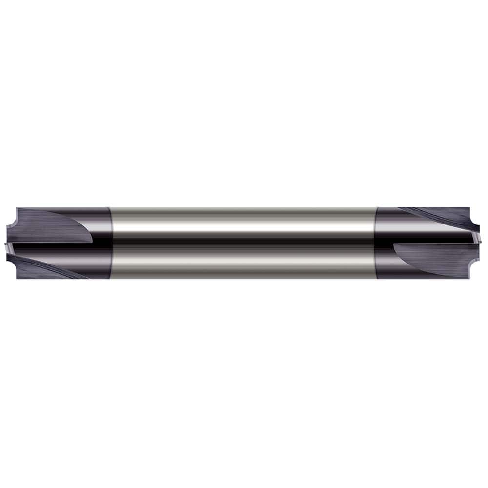 Harvey Tool - Corner Rounding End Mills; Material: Solid Carbide ; Single or Double End: Double ; Radius (Inch): 1/64 ; Radius (Decimal Inch): 0.0150 ; Mill Diameter (Inch): 1/8 ; Mill Diameter (Decimal Inch): 0.1250 - Exact Industrial Supply