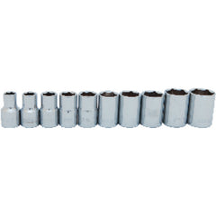 1/2″ 10PC SOCKET SET 6PT - Benchmark Tooling