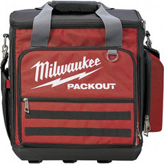 Milwaukee Tool - 58 Pocket, Ballistic Polyester, Red/Black Laptop Tool Bag - Benchmark Tooling