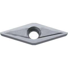 Kyocera VBGT 2202FNZ TN60 Grade Uncoated Cermet, 5 Degree, Diamond, Positive Rake Angle, Neutral Turning Insert for Continuous and Medium in (P) Carbon/Alloy Steel