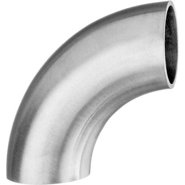 Value Collection - Sanitary Stainless Steel Pipe Fittings Type: 90 Short Elbow Style: Butt Weld - Benchmark Tooling