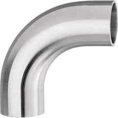 Value Collection - Sanitary Stainless Steel Pipe Fittings Type: 90 Elbow Style: Butt Weld - Benchmark Tooling