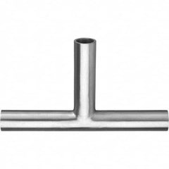 Value Collection - Sanitary Stainless Steel Pipe Fittings Type: Tee Style: Butt Weld - Benchmark Tooling