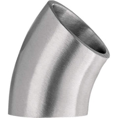 Value Collection - Sanitary Stainless Steel Pipe Fittings Type: 45 Short Elbow Style: Butt Weld - Benchmark Tooling