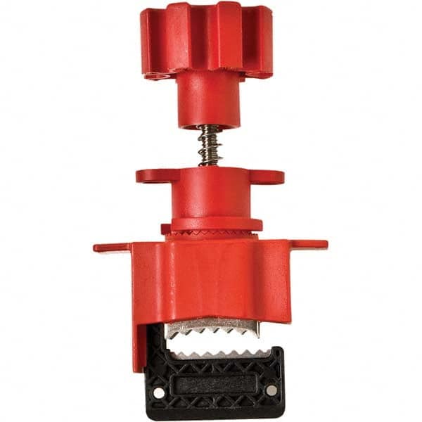 Brady - Pneumatic & Valve Lockouts Type: Universal Valve Lockout Maximum Valve Handle Size (Inch): 1.600 - Benchmark Tooling