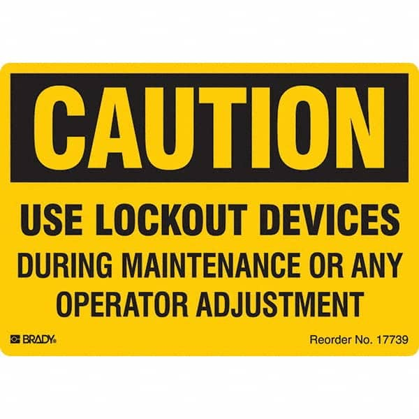 Brady - Safety & Facility Labels Message Type: Accident Prevention Header: CAUTION - Benchmark Tooling