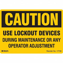 Brady - Safety & Facility Labels Message Type: Accident Prevention Header: CAUTION - Benchmark Tooling