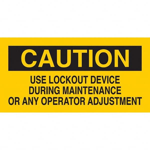 Brady - Safety & Facility Labels Message Type: Accident Prevention Header: CAUTION - Benchmark Tooling