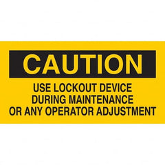 Brady - Safety & Facility Labels Message Type: Accident Prevention Header: CAUTION - Benchmark Tooling