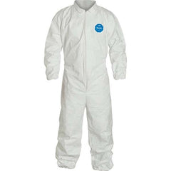 Dupont - 1 25-Piece Size 6XL White Tyvek General Purpose Coveralls - Benchmark Tooling