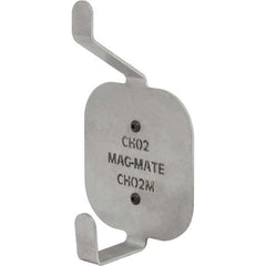 Mag-Mate - Coat & Hat Hooks Type: Double Coat & Hat Hook w/ Magnetic Mount Projection: 2-35/64 (Inch) - Benchmark Tooling