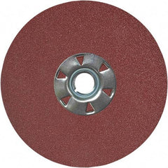 VSM - 7" Diam 7/8" Hole 16 Grit Fiber Disc - Very Coarse Grade, Aluminum Oxide, 8,000 Max RPM, Series KF708 - Benchmark Tooling