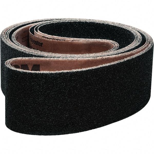 VSM - 3" Wide x 132" OAL, 180 Grit, Silicon Carbide Abrasive Belt - Silicon Carbide, Very Fine, Coated, X Weighted Cloth Backing, Wet/Dry, Series CK721X - Benchmark Tooling