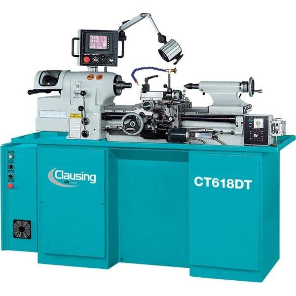 Clausing - Bench, Engine & Toolroom Lathes   Machine Type: Toolroom Lathe    Spindle Speed Control: Variable Speed Pulley - Benchmark Tooling