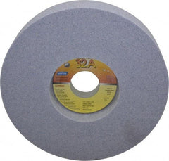 Norton - 7" Diam x 1-1/4" Hole x 1-1/4" Thick, J Hardness, 60 Grit Surface Grinding Wheel - Aluminum Oxide, Type 5, Medium Grade, 3,600 Max RPM, Vitrified Bond, One-Side Recess - Benchmark Tooling