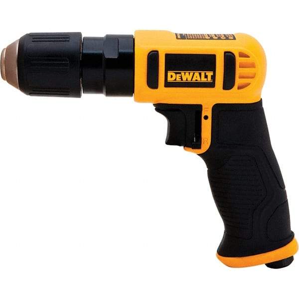 DeWALT - Air Drills Chuck Size: 3/8 Chuck Type: Keyless - Benchmark Tooling