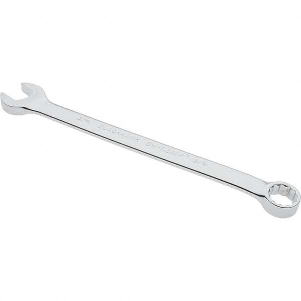 Blackhawk by Proto - 3/4" 12 Point Offset Combination Wrench - 15° Offset Angle, 11" OAL, Steel, Chrome Finish - Benchmark Tooling