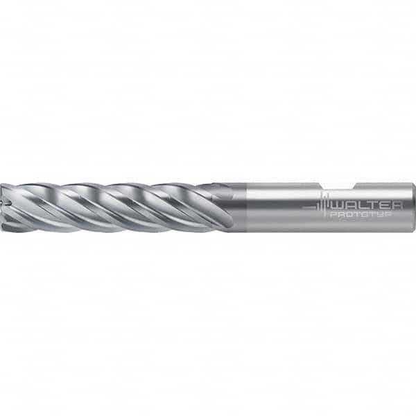 Corner Radius End Mill: 0.4724″ Dia, 0.024″ Radius, 5 Flutes, Solid Carbide 35 ° Helix, Corner Radius End, Series MD133