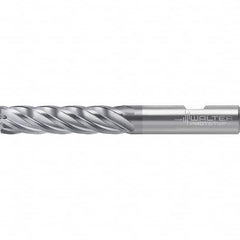 Corner Radius End Mill: 0.4724″ Dia, 0.024″ Radius, 5 Flutes, Solid Carbide 35 ° Helix, Corner Radius End, Series MD133