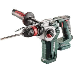 Metabo - 18 Volt 1" SDS-Plus Keyless Chuck Cordless Rotary Hammer - 4500 BPM, 1200 RPM, Reversible, D-Handle - Benchmark Tooling