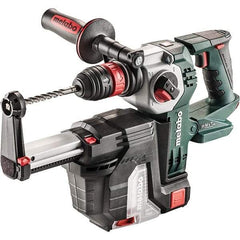 Metabo - 18 Volt 1" SDS-Plus Keyless Chuck Cordless Rotary Hammer - 4500 BPM, 1200 RPM, Reversible, D-Handle - Benchmark Tooling