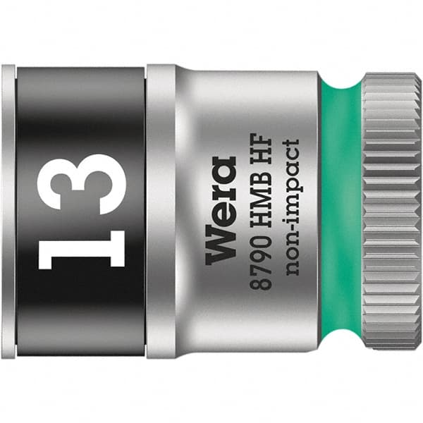 Wera - 3/8" Drive, Standard Hand Socket - Benchmark Tooling