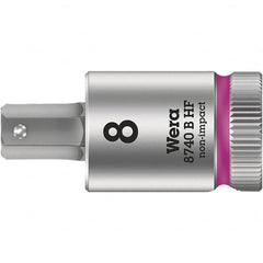 Wera - 3/8" Drive, 7/32" Hex Bit Socket - 1-3/8" OAL - Benchmark Tooling