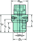 C53912014060 CAPTO ADAPTER - Benchmark Tooling