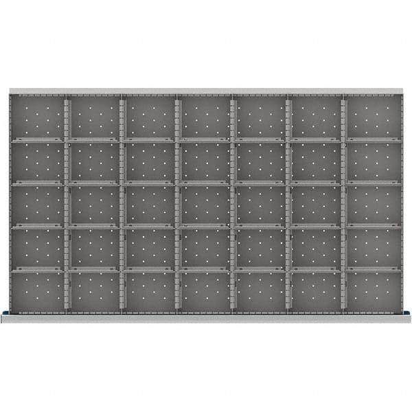 LISTA - 35-Compartment Drawer Divider Layout for 3.15" High Drawers - Benchmark Tooling