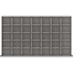 LISTA - 35-Compartment Drawer Divider Layout for 3.15" High Drawers - Benchmark Tooling