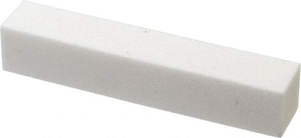 Norton - 80 Grit Aluminum Oxide Square Dressing Stick - 4 x 3/4 x 3/4, Medium Grade, Vitrified Bond - Benchmark Tooling