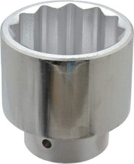 Proto - 2-1/2", 1" Drive, Standard Hand Socket - 12 Points, 4-1/8" OAL - Benchmark Tooling