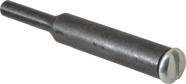 Value Collection - 1/4" Max Diam, Abrasive Disc Adapter - 3" Long - Benchmark Tooling