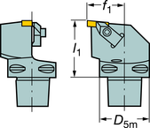 C6-TLER-45065-3 Capto® and SL Turning Holder - Benchmark Tooling